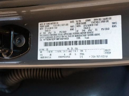 Used 2021 Ford F150 XL w/ STX Appearance Package AWD/4WD image 35