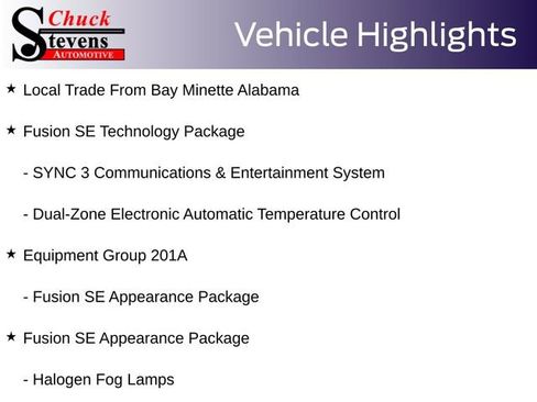 Used 2018 Ford Fusion SE w/ Equipment Group 201A image 5