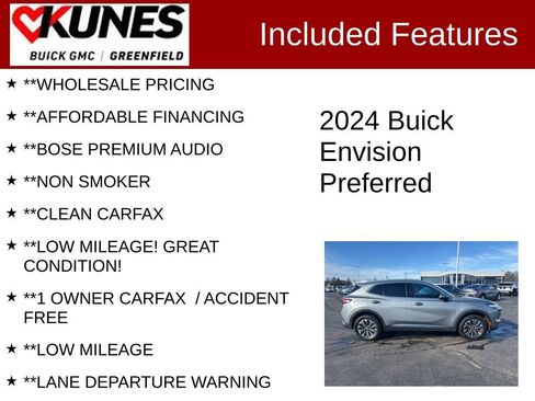 Used 2024 Buick Envision Preferred image 3