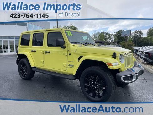 Used 2023 Jeep Wrangler Unlimited Sahara w/ Cold Weather Group AWD/4WD image 1