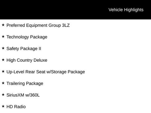 Used 2020 Chevrolet Silverado 1500 High Country w/ Technology Package AWD/4WD image 2