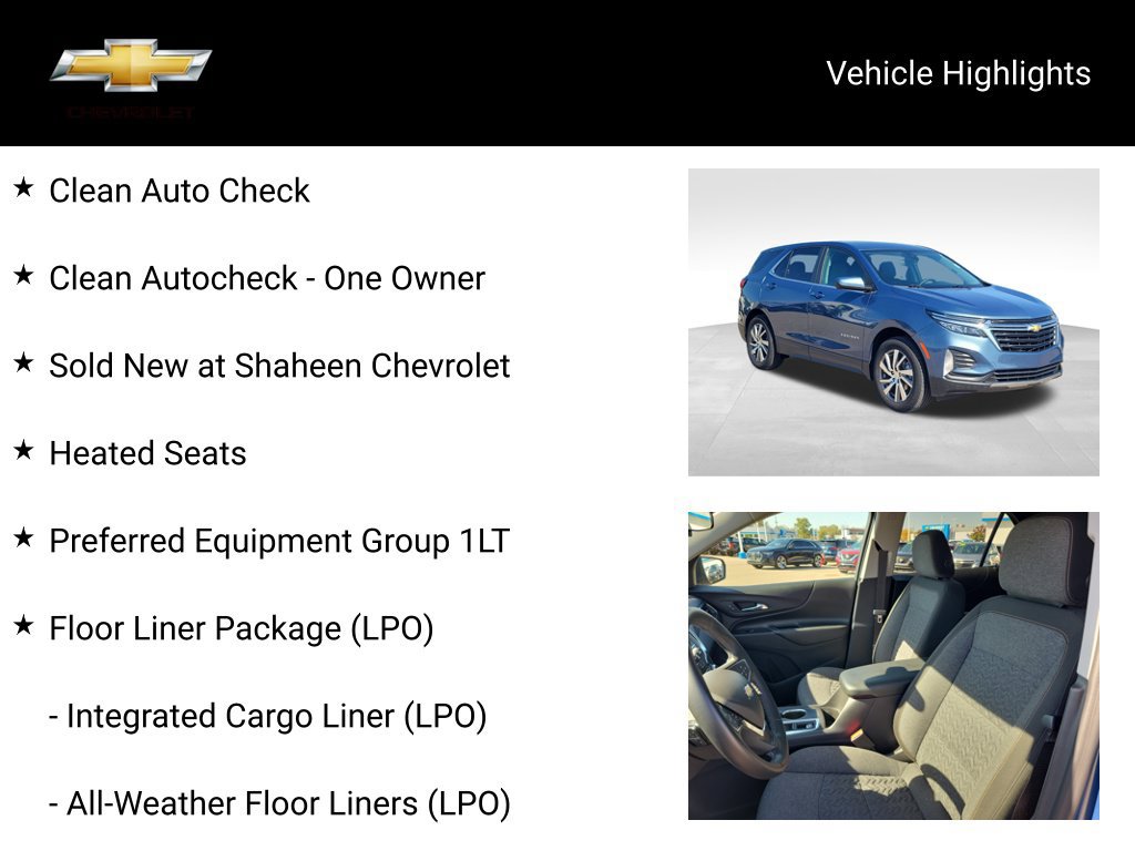 Used 2024 Chevrolet Equinox LT w/ LPO, Floor Liner Package FWD image 18