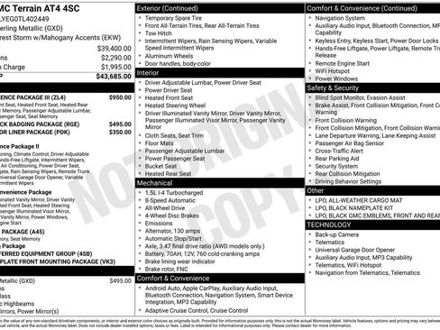 Used 2026 GMC Terrain AT4 w/ Convenience Package III AWD/4WD image 10