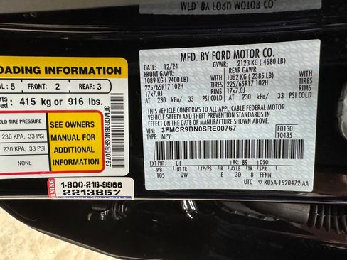 Used 2025 Ford Bronco Sport Big Bend w/ Convenience Package AWD/4WD image 32