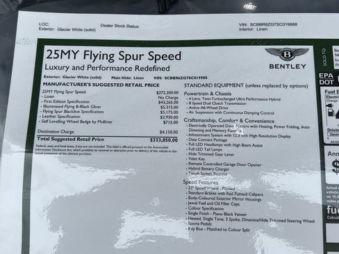 Used 2025 Bentley Flying Spur Plug-In Hybrid image 66