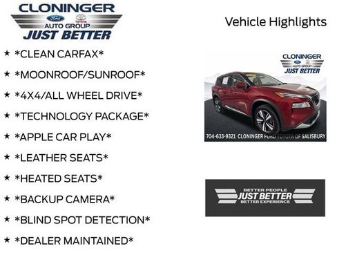 Used 2023 Nissan Rogue Platinum w/ Platinum Premium Package AWD/4WD image 3