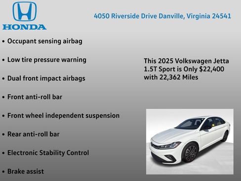 Used 2025 Volkswagen Jetta Sport FWD image 22