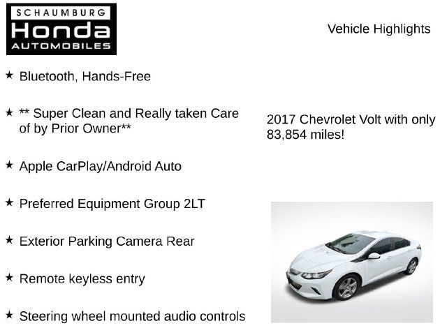 Used 2017 Chevrolet Volt LT FWD image 7