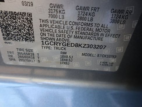 Used 2019 Chevrolet Silverado 1500 LTZ w/ LTZ Plus Package image 32