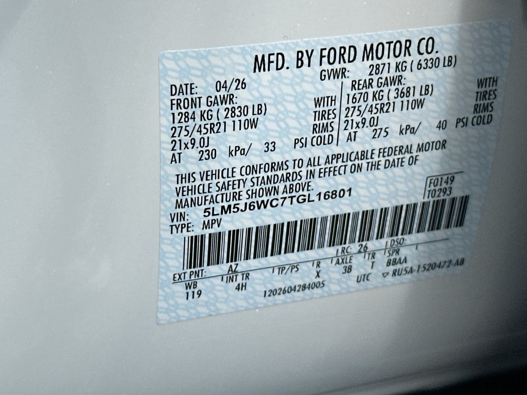 Certified 2026 Lincoln Aviator 2WD image 27