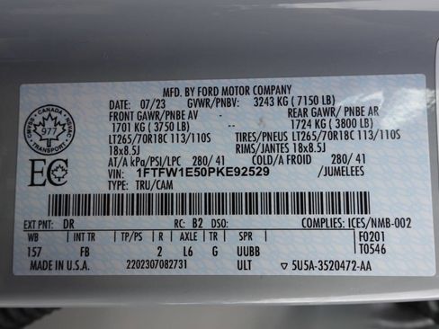 Used 2023 Ford F150 XLT w/ Equipment Group 302A High image 66