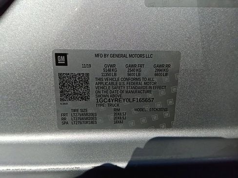 Used 2020 Chevrolet Silverado 2500 High Country w/ Z71 Off-Road Package image 14