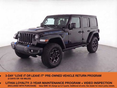 Used 2022 Jeep Wrangler Unlimited Rubicon 4xe w/ Safety Group image 1