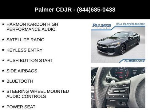 Used 2022 Kia Stinger GT-Line w/ Sun & Sound Package RWD image 12