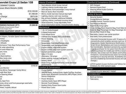 Used 2019 Chevrolet Cruze LS w/ LS Convenience Package image 29