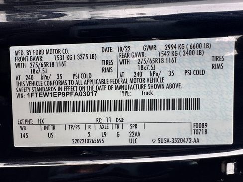 Certified 2023 Ford F150 XLT w/ Equipment Group 302A High image 31