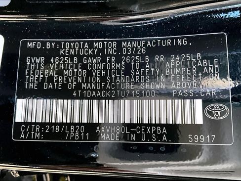 New 2026 Toyota Camry XSE image 20