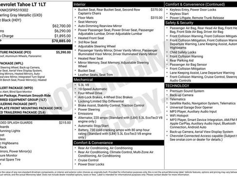 Used 2023 Chevrolet Tahoe LT w/ LT Signature Package AWD/4WD image 28