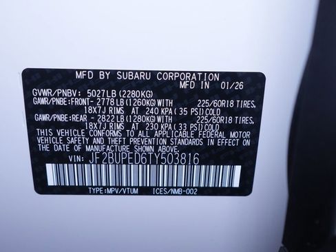 Used 2026 Subaru Outback Touring image 47