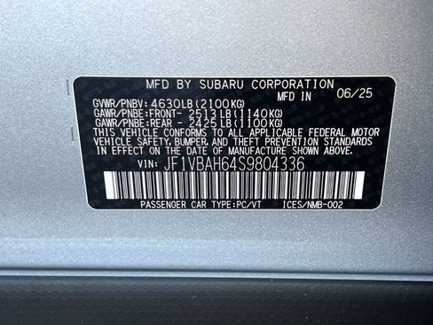 New 2025 Subaru WRX Premium w/ Accessory Package #2 image 34