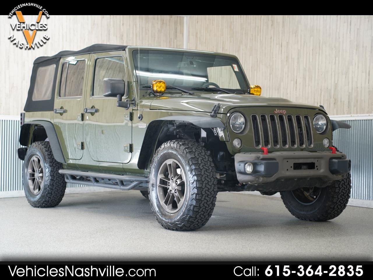 Used 2016 Jeep Wrangler Unlimited Sahara AWD/4WD image 1