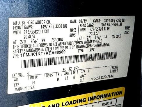 Used 2019 Ford Expedition Max Limited w/ Driver Assistance Package RWD image 34