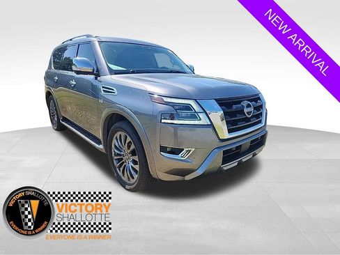 Used 2022 Nissan Armada Platinum w/ Captain's Chairs Package AWD/4WD image 1