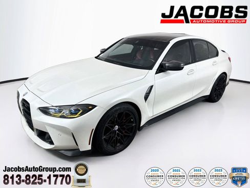 Used 2022 BMW M3 Competition w/ M Carbon Exterior Package AWD/4WD image 1