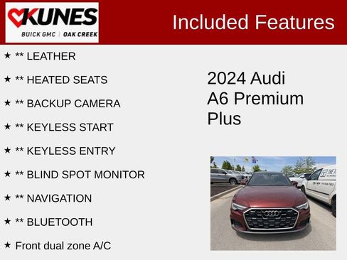 Used 2024 Audi A6 Premium Plus AWD/4WD image 2