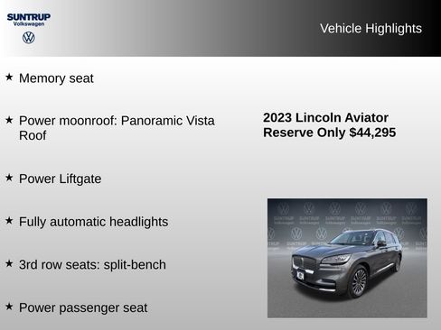 Used 2023 Lincoln Aviator Reserve AWD/4WD image 16