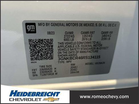 Used 2024 Chevrolet Blazer LT w/ Convenience Package FWD image 8