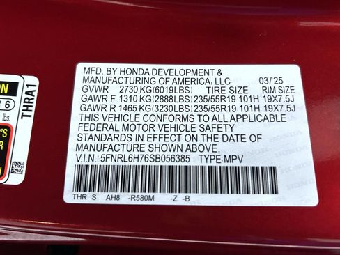 Used 2025 Honda Odyssey Sport-L image 24