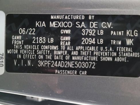 Used 2022 Kia Forte LXS FWD image 33