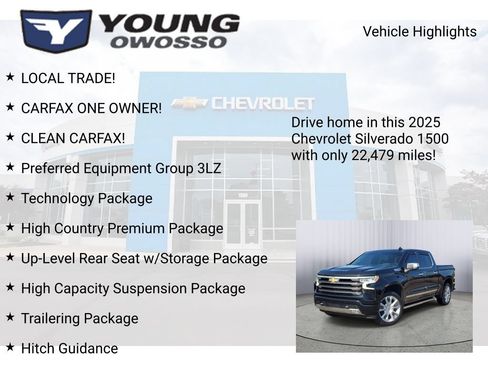 Certified 2025 Chevrolet Silverado 1500 High Country w/ High Country Premium Package AWD/4WD image 8