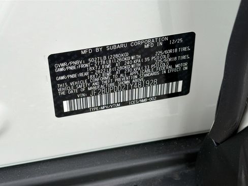 New 2026 Subaru Outback Limited image 40