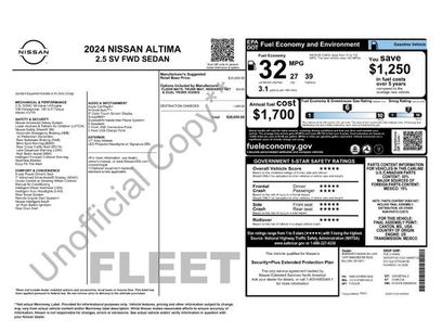Used 2024 Nissan Altima 2.5 SV