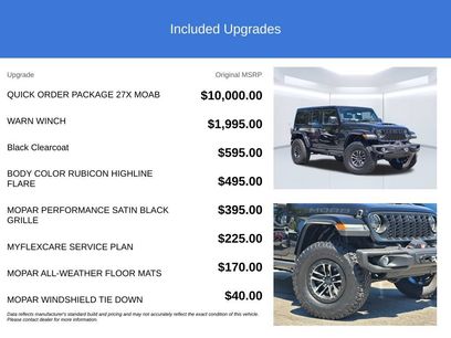 New 2026 Jeep Wrangler Unlimited Rubicon 392 w/ Quick Order Package 27X Moab