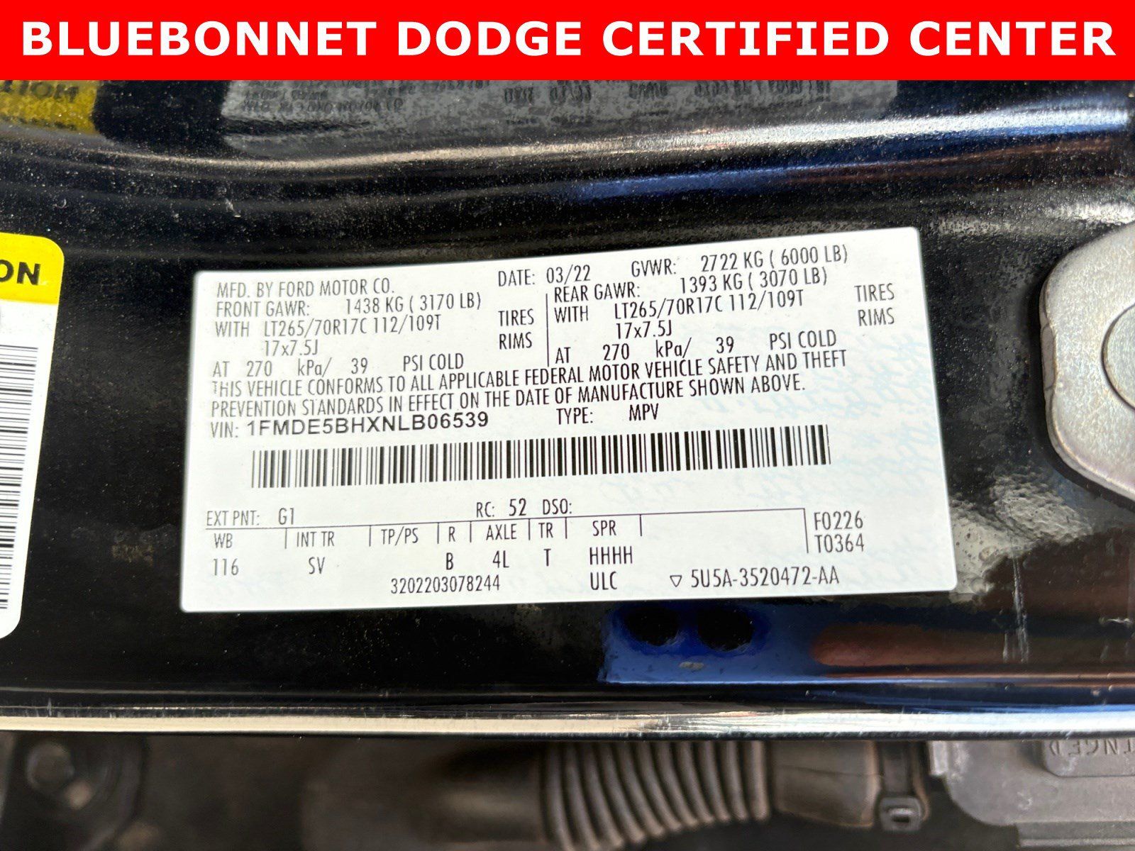 Used 2022 Ford Bronco Black Diamond AWD/4WD image 24