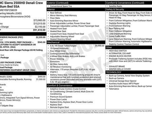 Used 2025 GMC Sierra 2500 Denali w/ Denali Reserve Package image 10