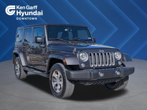 Used 2017 Jeep Wrangler Unlimited Sahara w/ Max Tow Package image 1