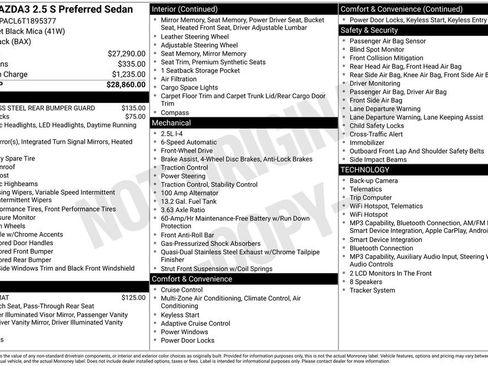 New 2026 MAZDA MAZDA3 2.5 S Sedan w/ Preferred Pkg FWD image 4