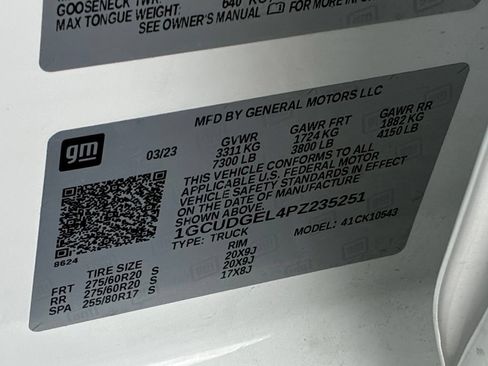 Used 2023 Chevrolet Silverado 1500 LTZ w/ LTZ Premium Package AWD/4WD image 54