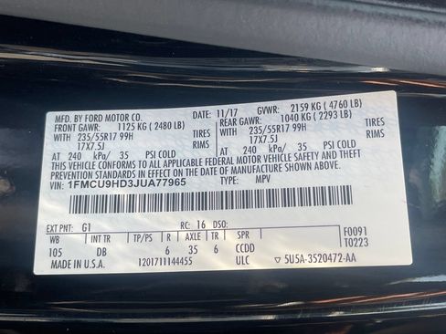 Used 2018 Ford Escape SEL AWD/4WD image 35