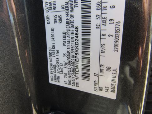 Used 2019 Ford F150 XLT w/ Equipment Group 302A Luxury AWD/4WD image 23
