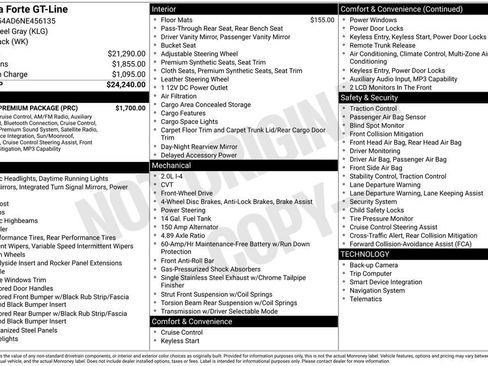 Used 2022 Kia Forte GT-Line w/ GT-Line Premium Package image 17