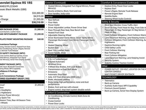 Used 2023 Chevrolet Equinox RS w/ RS Leather Package AWD/4WD image 8