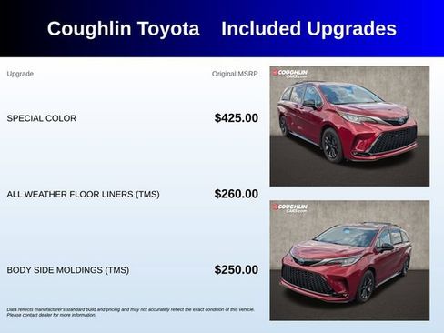 Used 2024 Toyota Sienna XSE AWD/4WD image 3