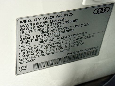 Certified 2025 Audi Q7 2.0T Premium Plus w/ Premium Plus Package image 34