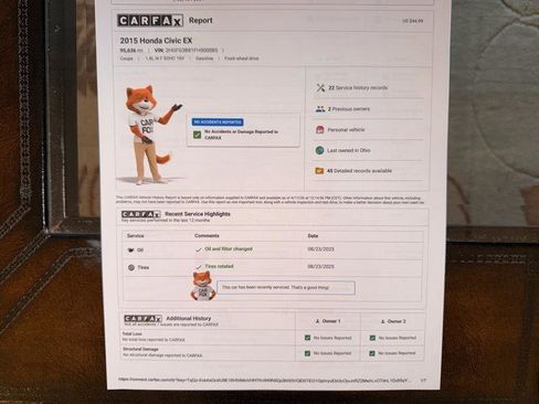 Used 2015 Honda Civic EX image 20