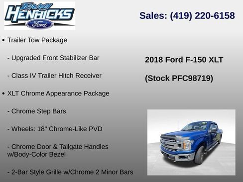 Used 2018 Ford F150 XLT w/ Equipment Group 301A Mid AWD/4WD image 11